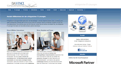 Desktop Screenshot of davinci-computer.de