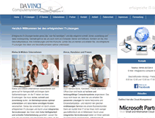Tablet Screenshot of davinci-computer.de